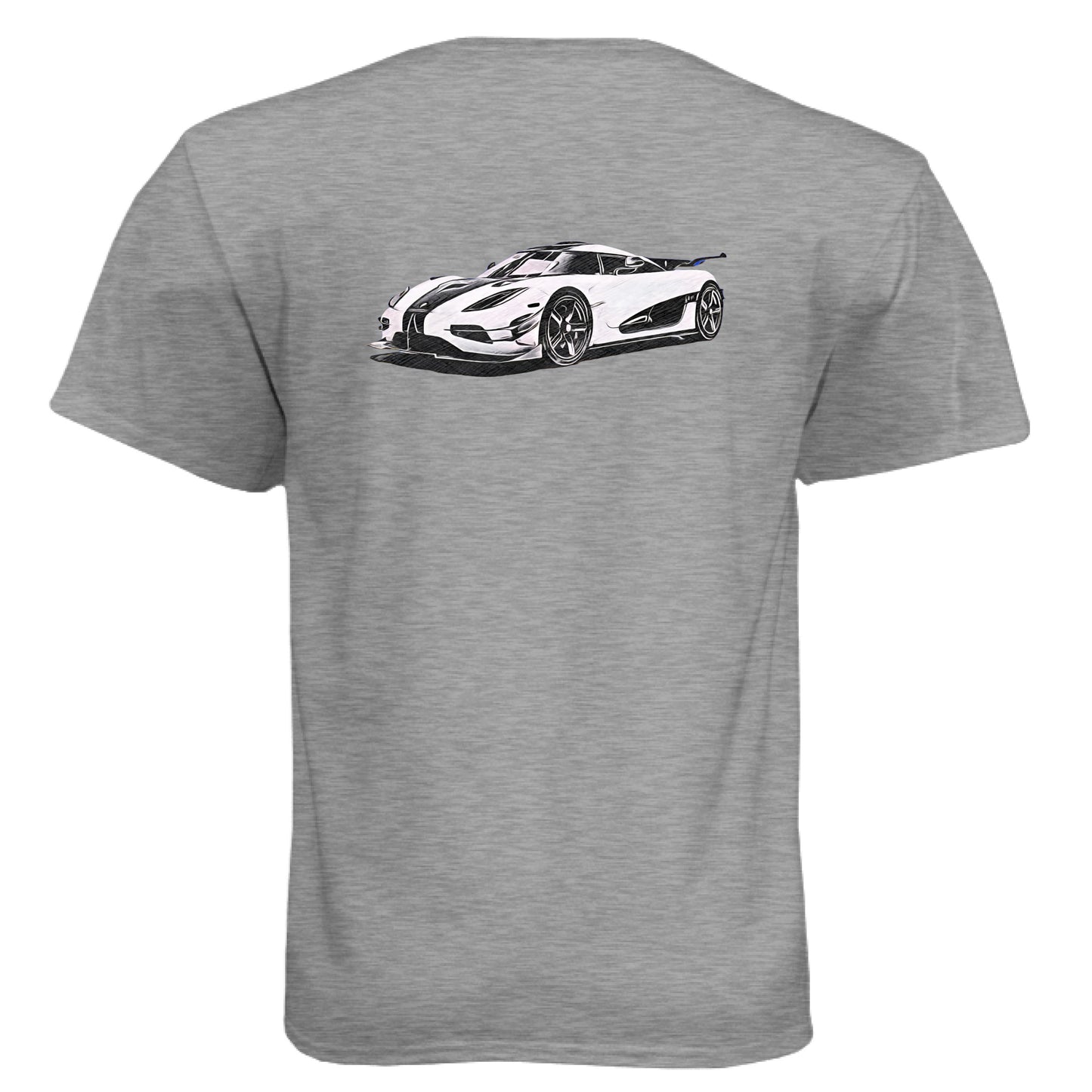 Dark Heather Grey (60/40) - BACK