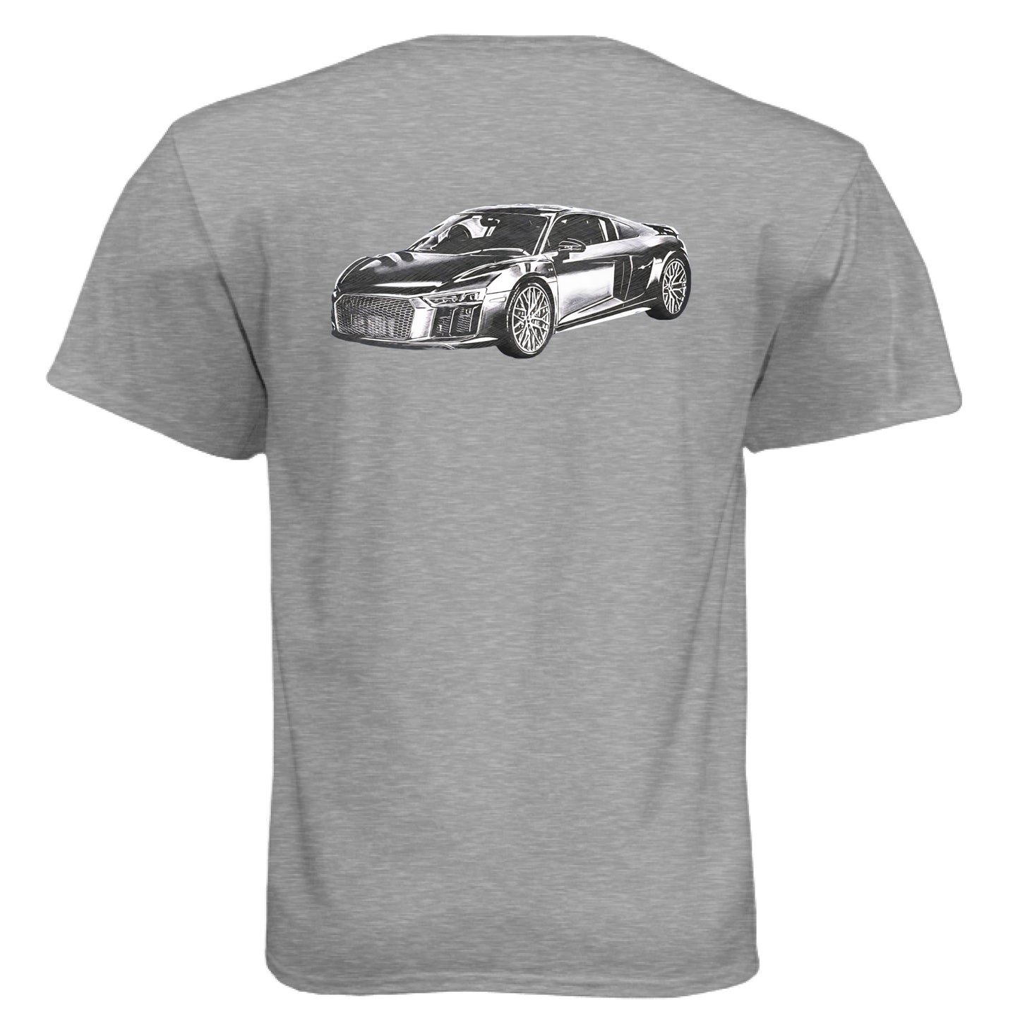 Dark Heather Grey (60/40) - BACK