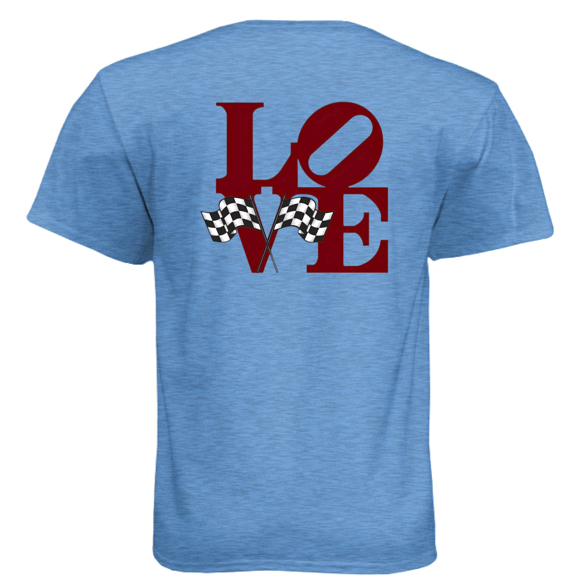 Heather Columbia Blue - BACK