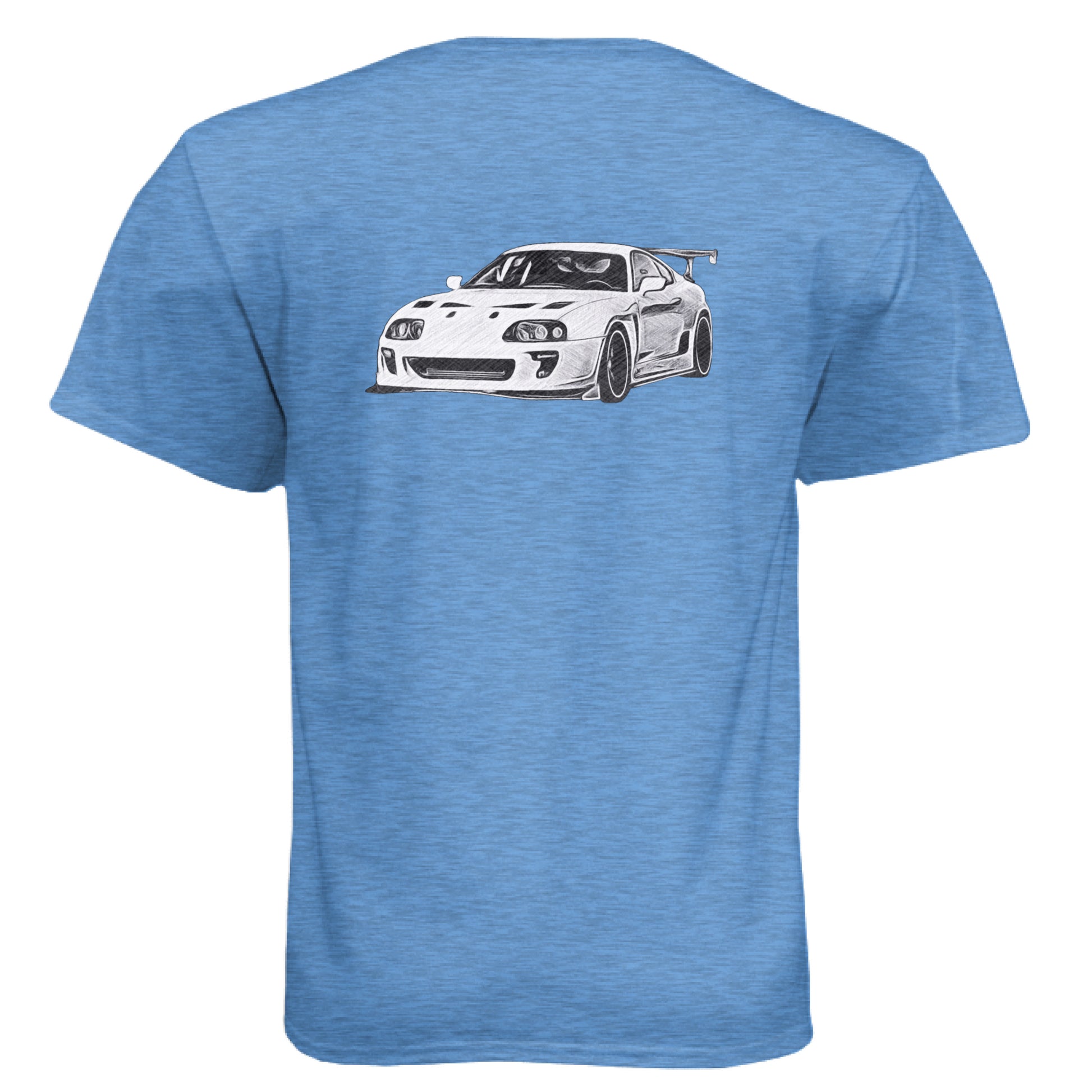 Heather Columbia Blue - BACK