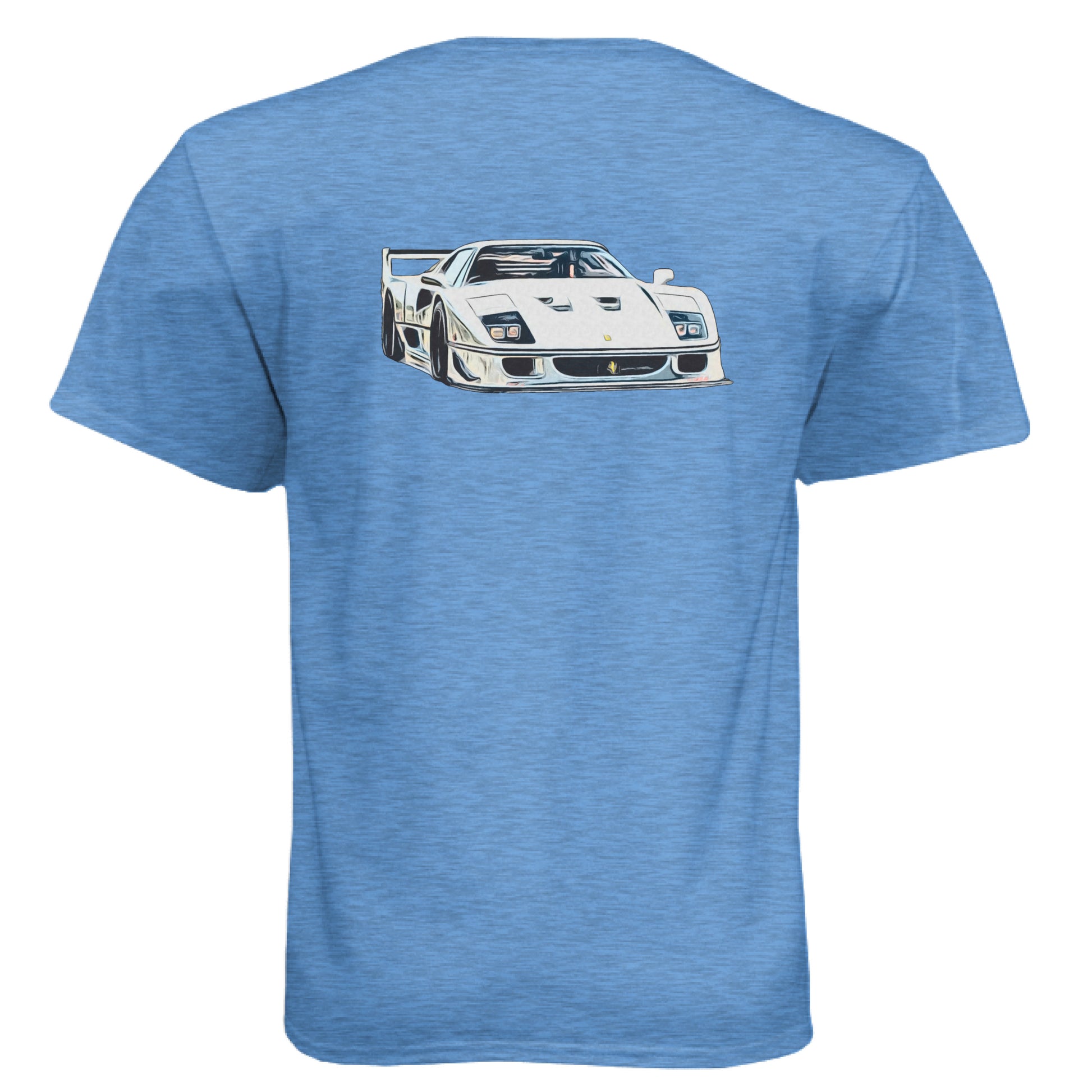 Heather Columbia Blue - BACK