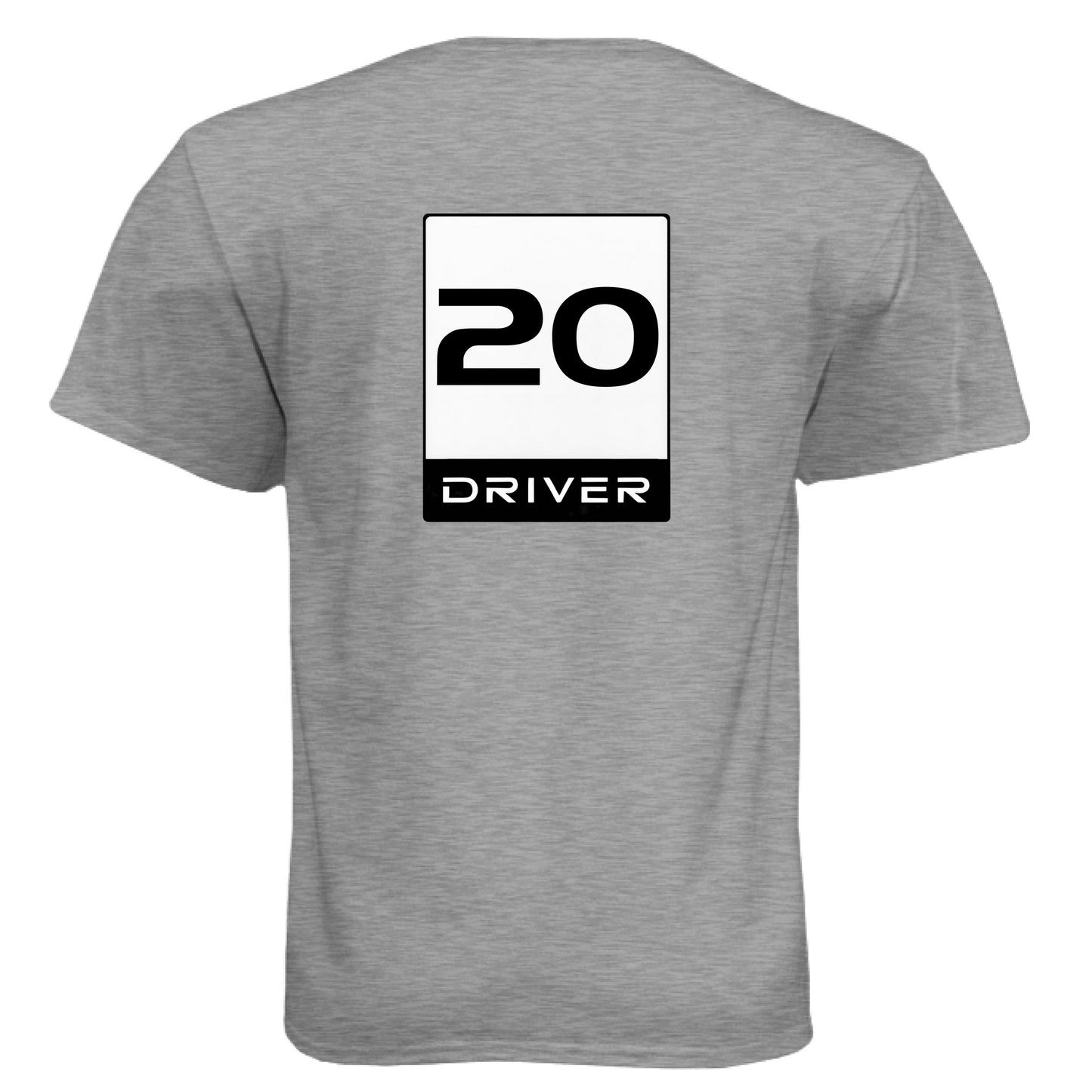 Dark Heather Grey (60/40) - BACK