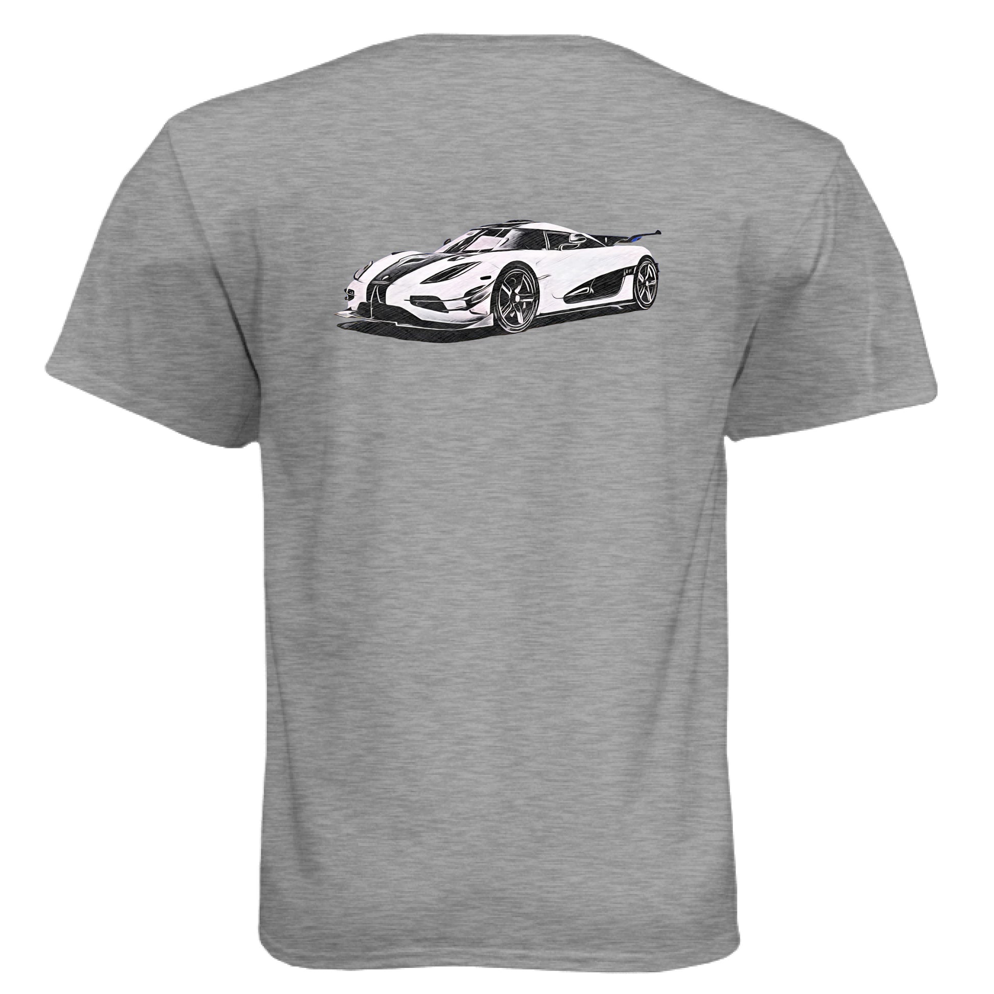 Dark Heather Grey (60/40) - BACK