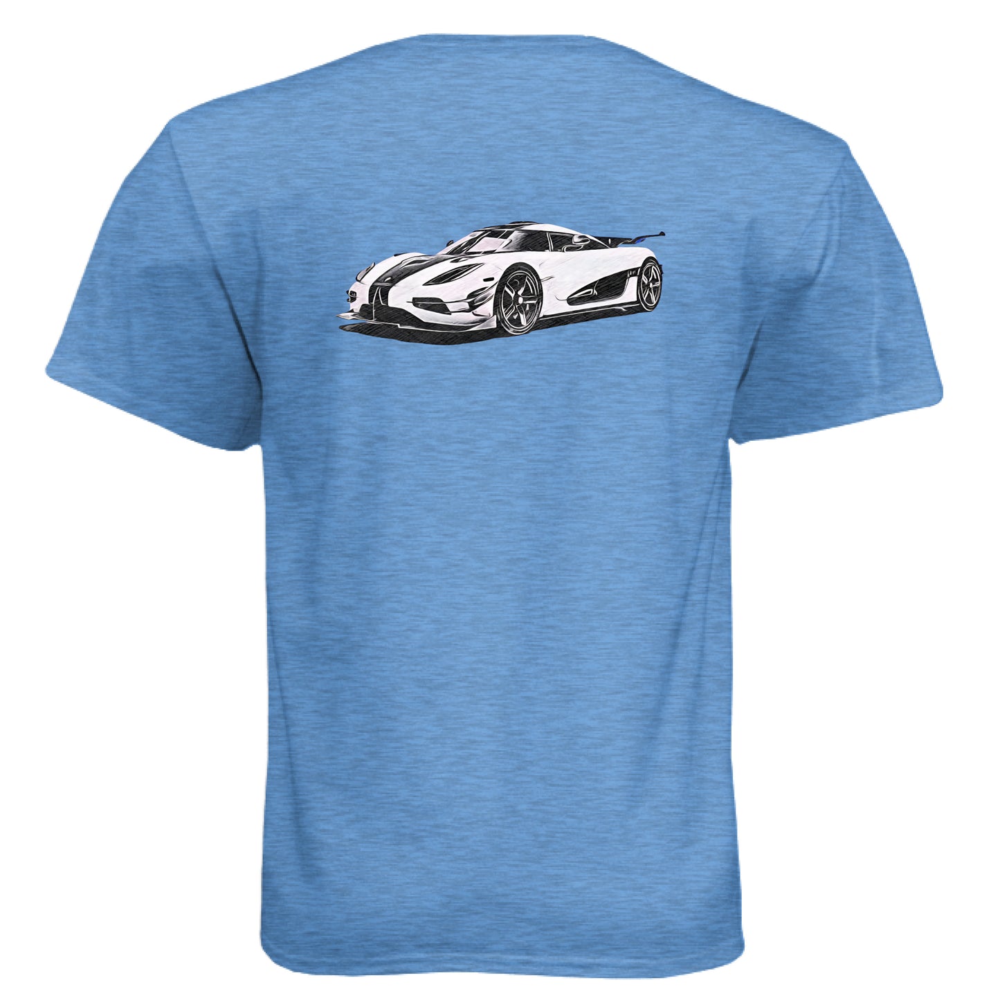 Heather Columbia Blue - BACK