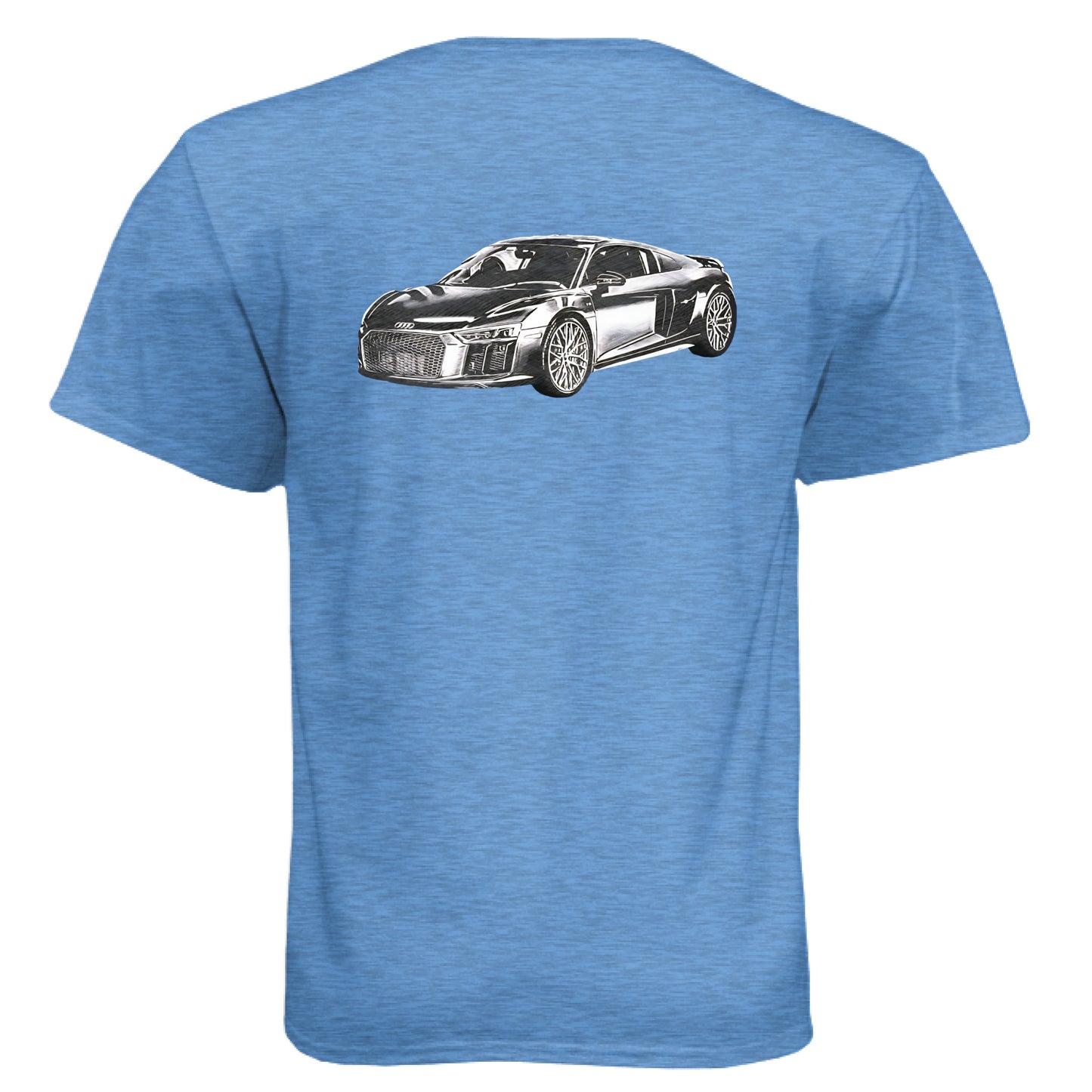 Heather Columbia Blue - BACK