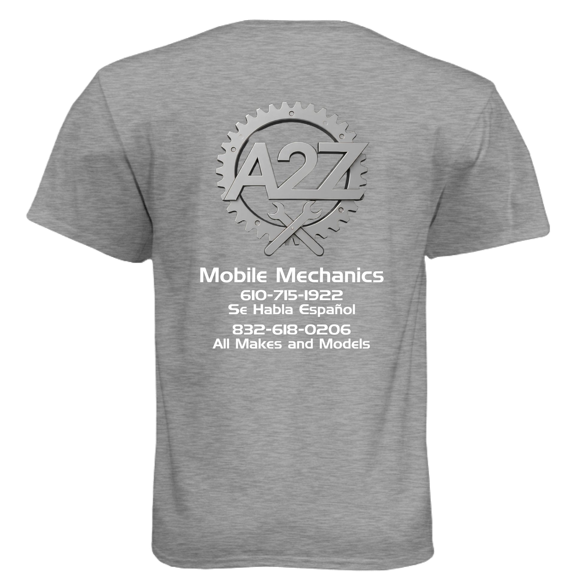 Dark Heather Grey (60/40) - BACK