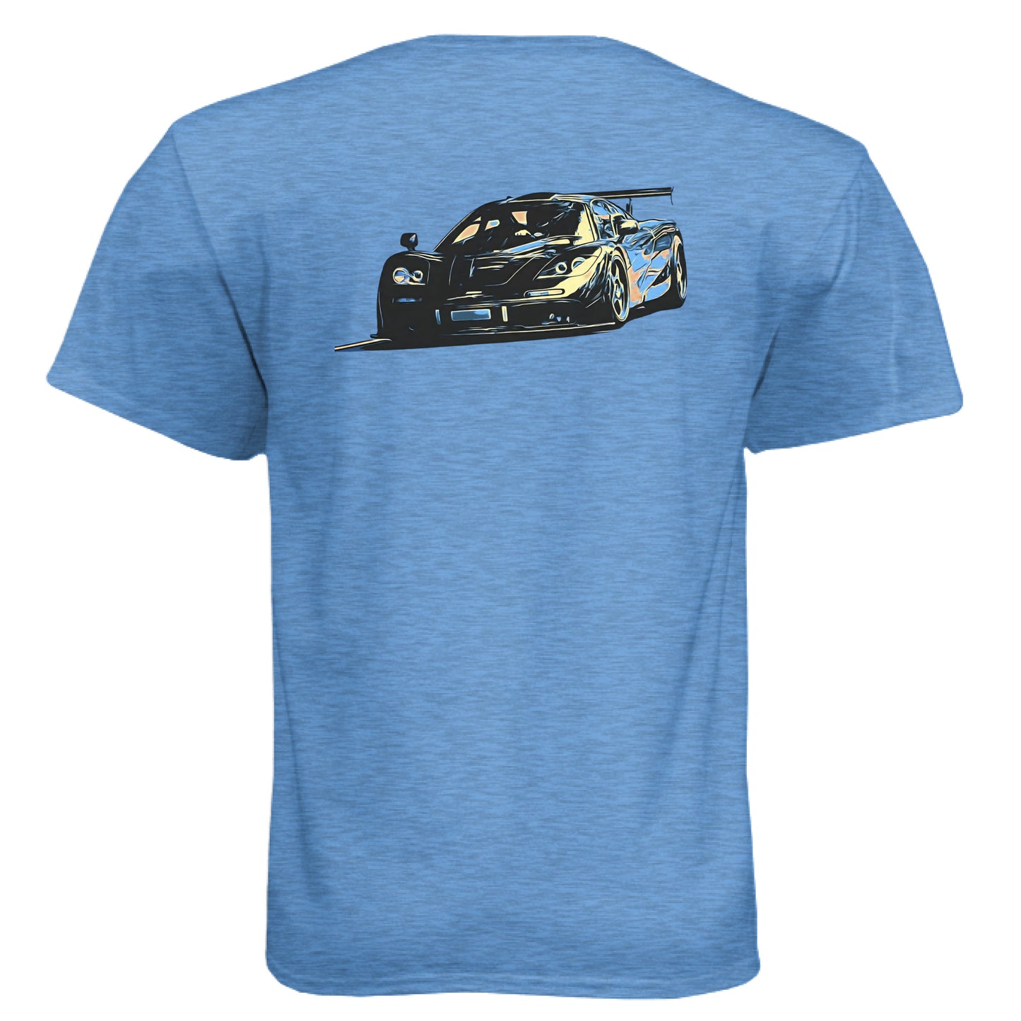 Heather Columbia Blue - BACK