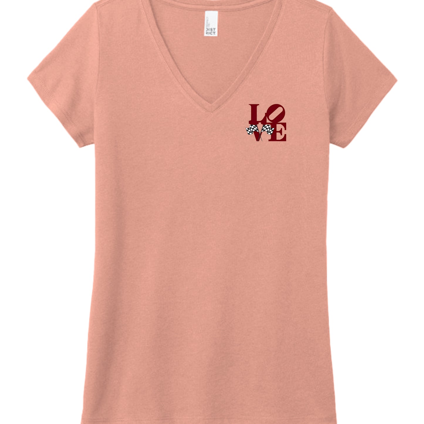 Heathered Dusty Peach - DM1350L - FRONT